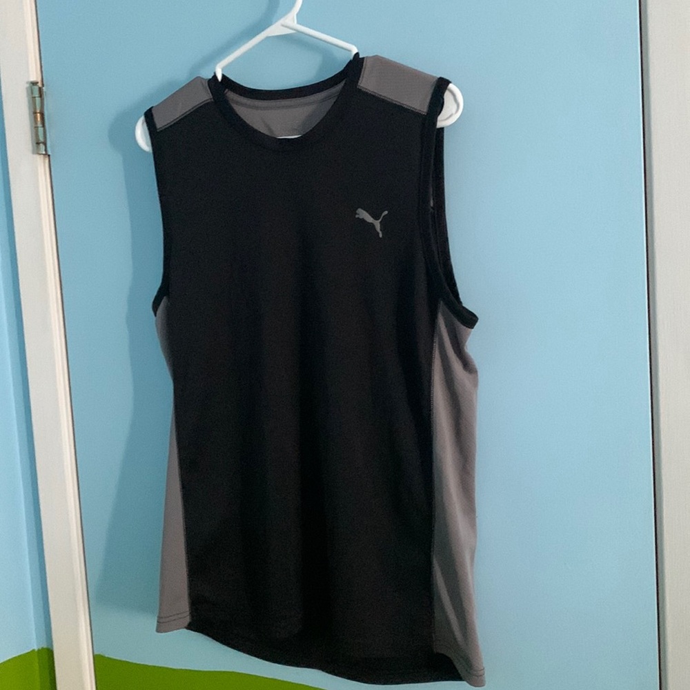 Puma Black and grey tank top dry cell
